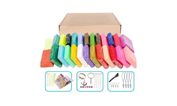 24 Piece Block Polymer Clay Kit