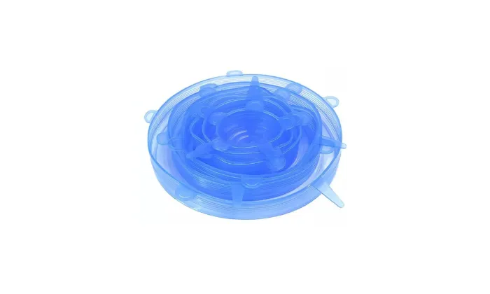 6Pcs Reusable Silicone Stretch Lids