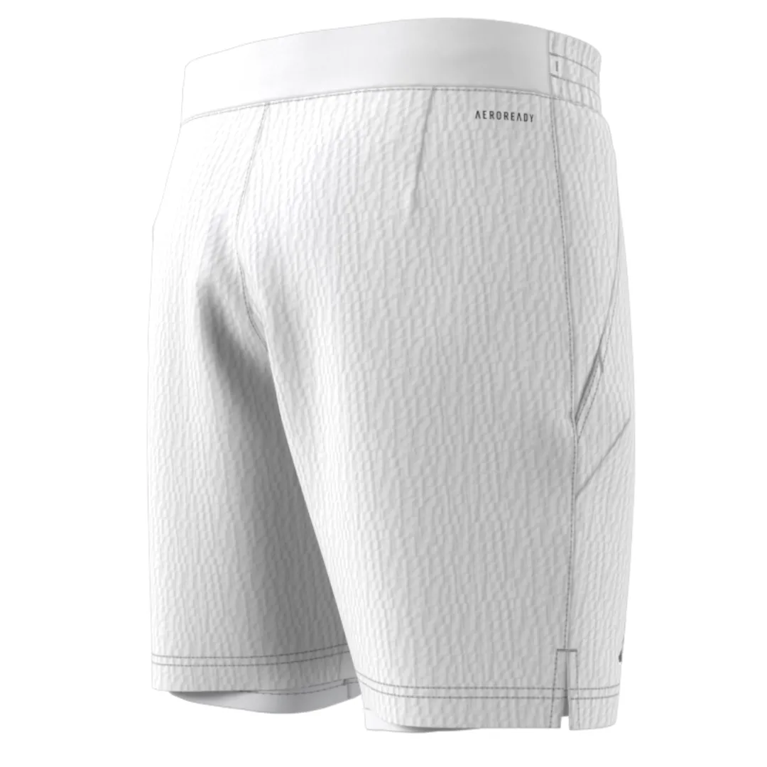 Adidas 2 in 1 Mens Tennis Short Pro - White