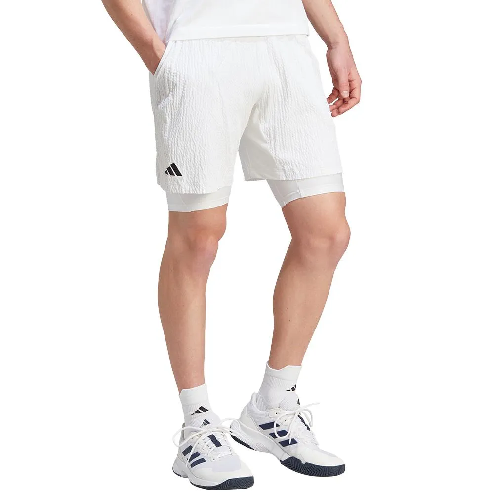 adidas Men's Pro 2N1 Short - White