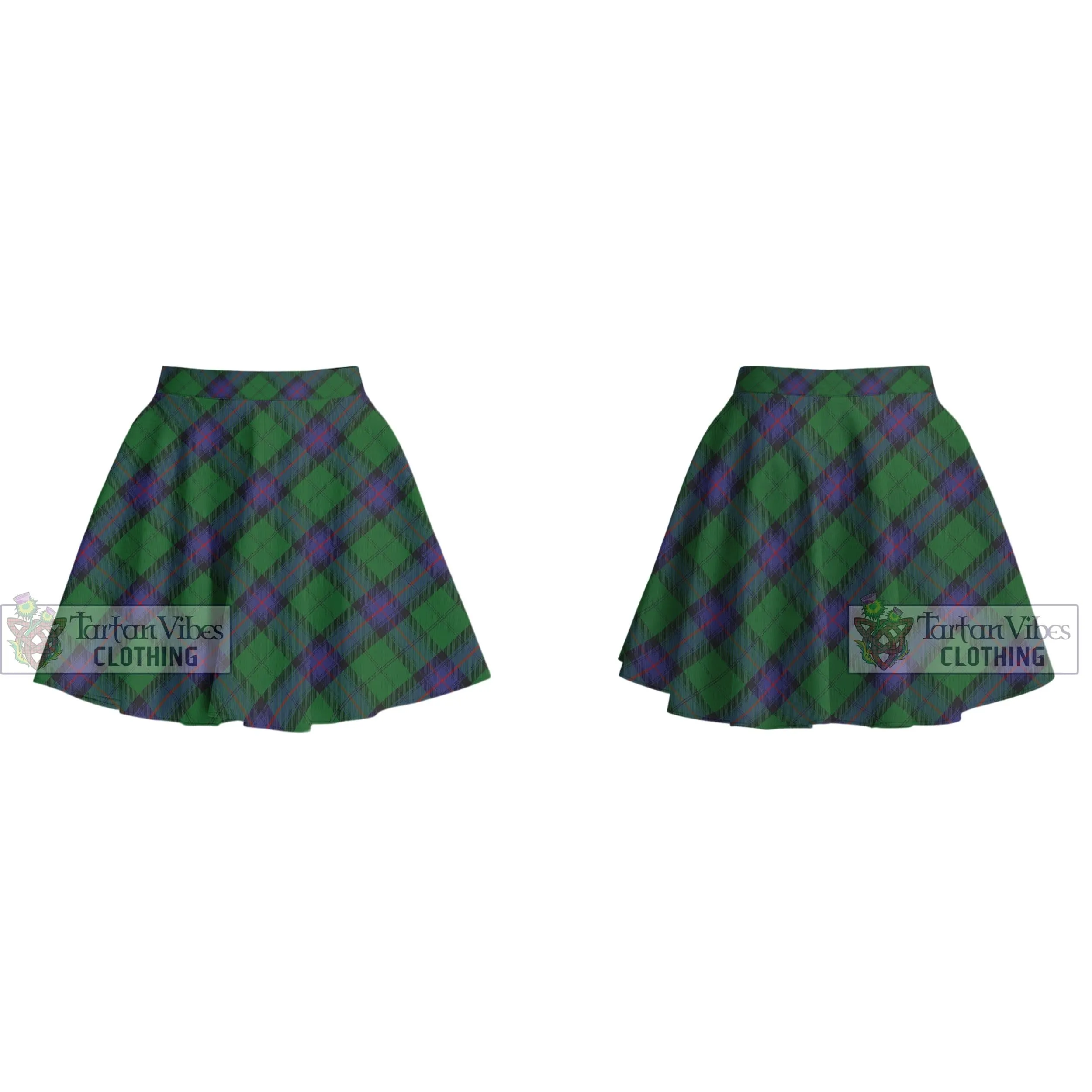 Armstrong Tartan Women's Plated Mini Skirt