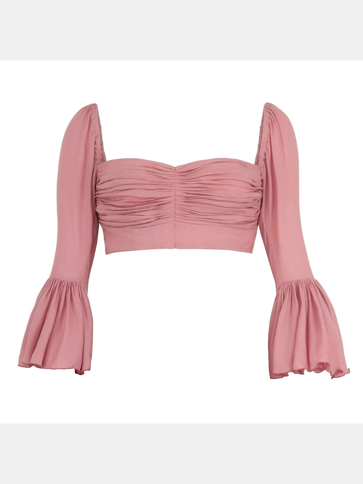 ARUM Flared Bamboo Top in Blush