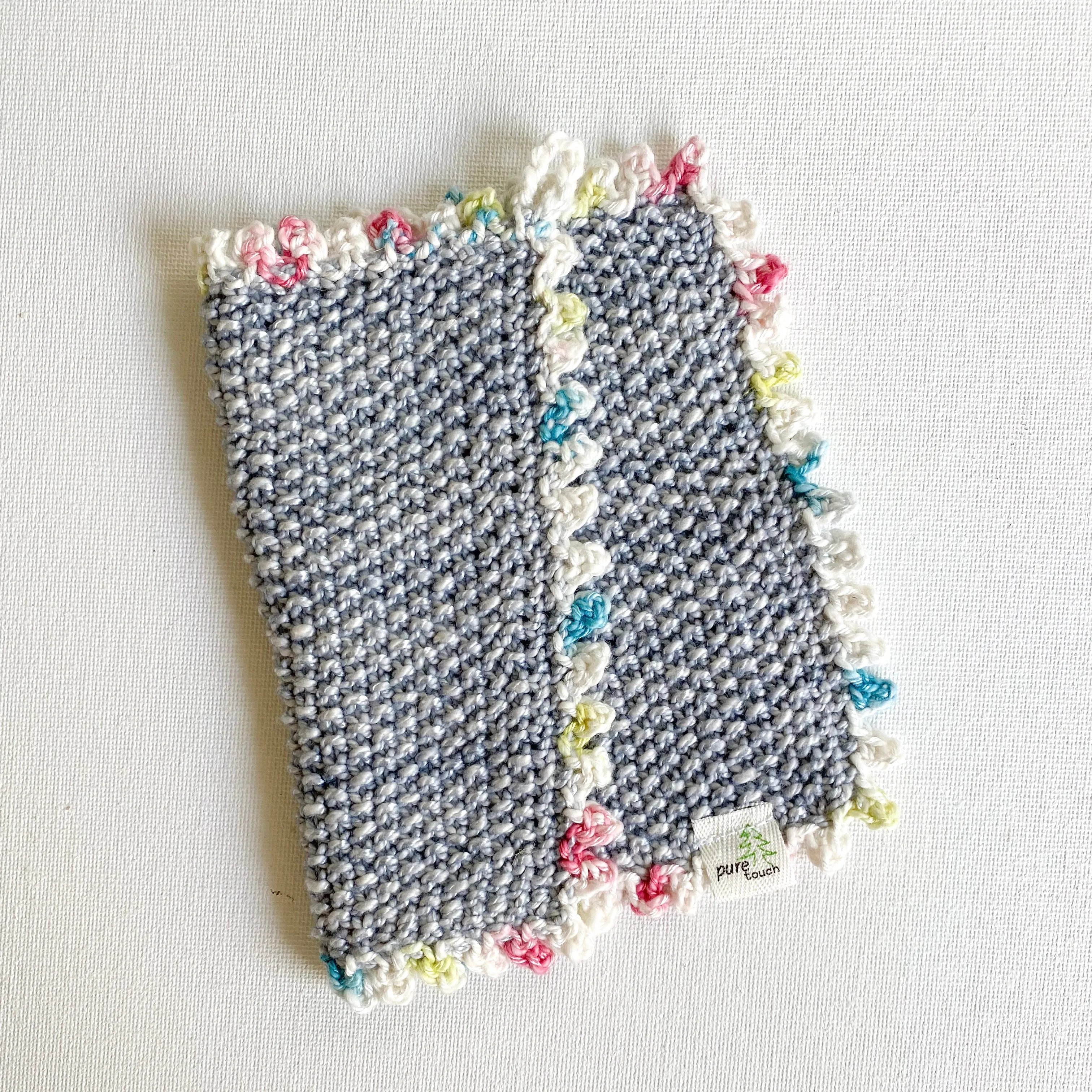 Baby Wash Cloth - Blue