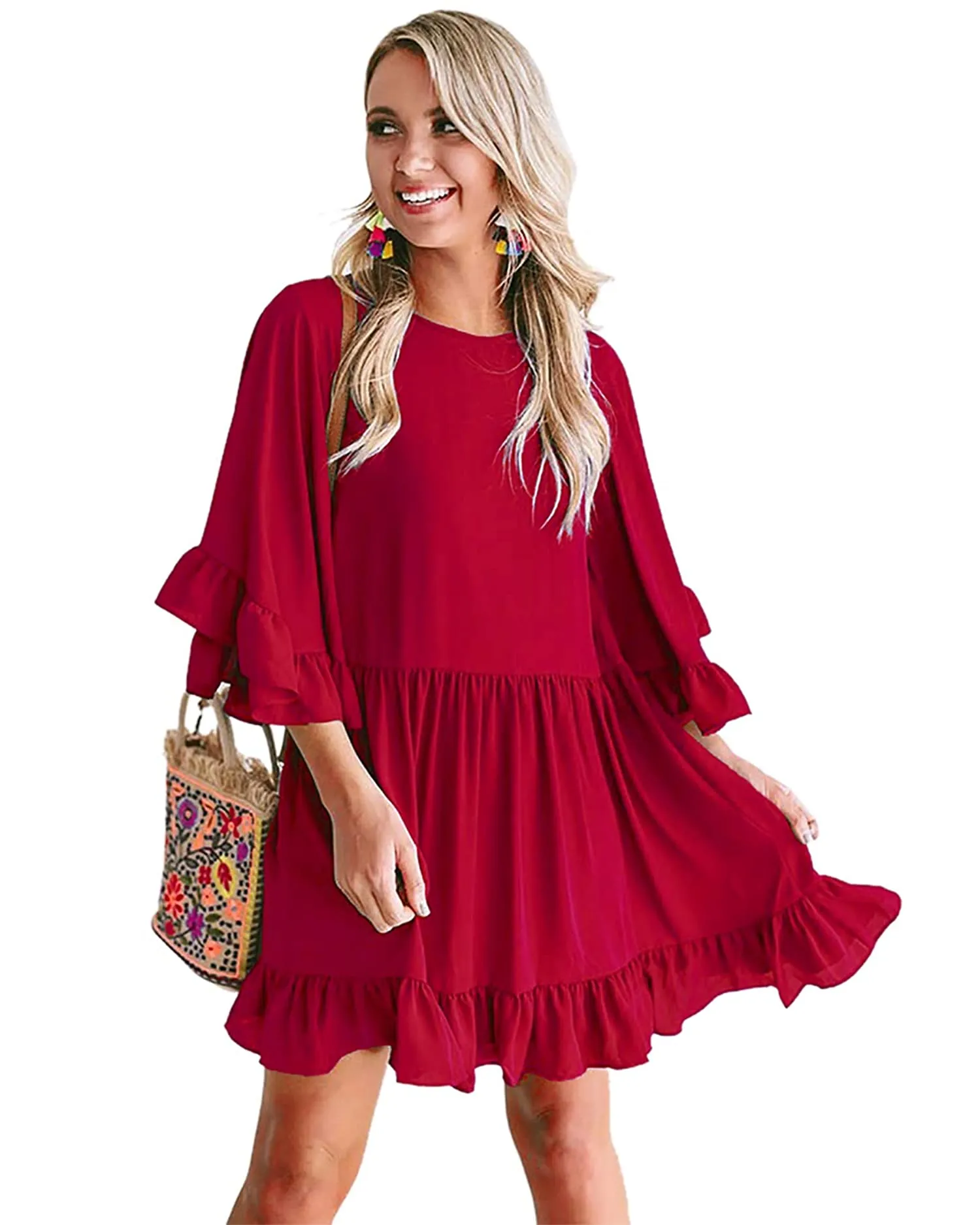 Babydoll Draped Dress