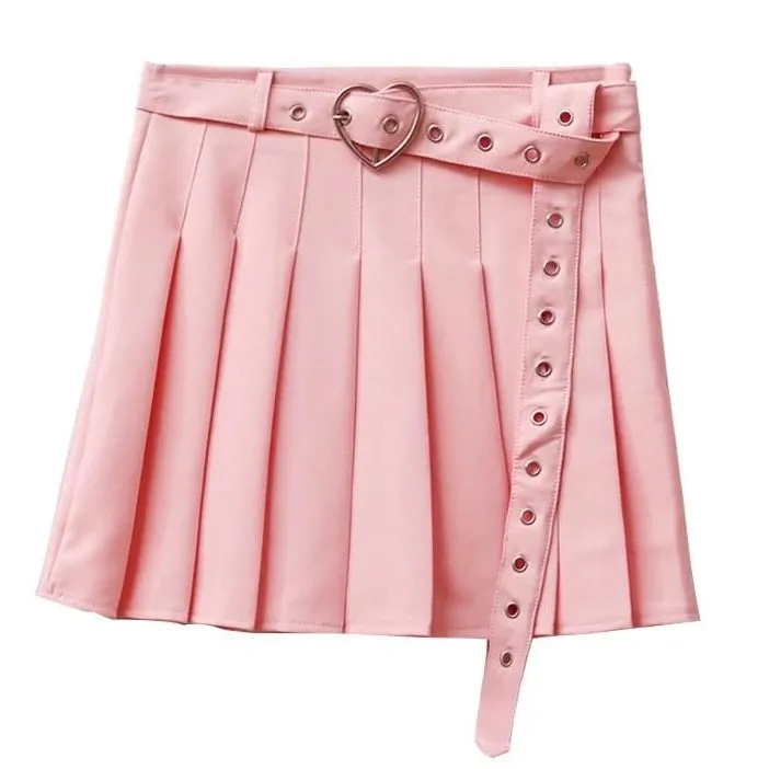 Belted Heart Skirt