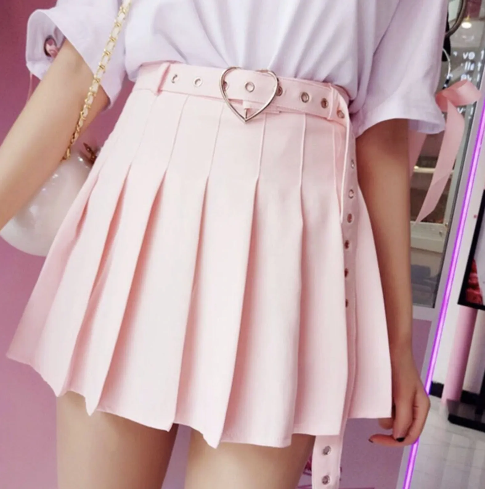 Belted Heart Skirt