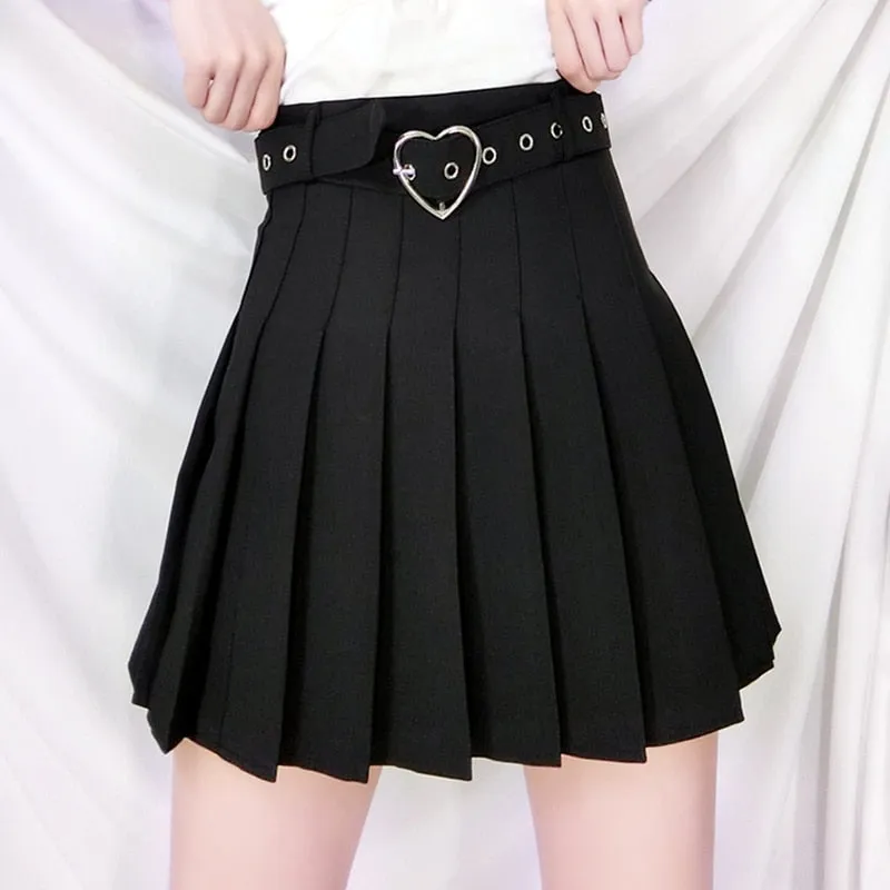 Belted Heart Skirt