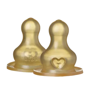 BIBS Bottle Nipple 2-pack - Fast Flow