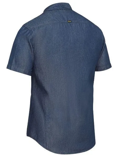 Bisley Mens Short Sleeve Denim Work Shirt (BS1602)