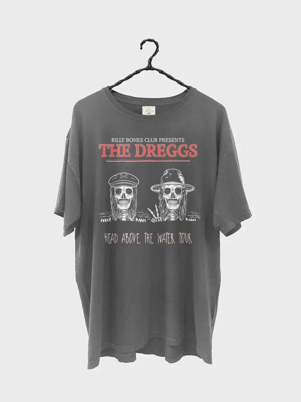 Bones x The Dreggs Collab Tee - Washed Black