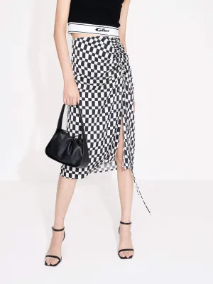 Chessboard Pattern Skirt