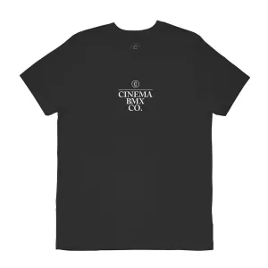 Cinema Stacked T-Shirt - Vintage Black