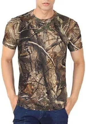 Country Wear Jungle Print Mens Short Sleeve T-Shirt