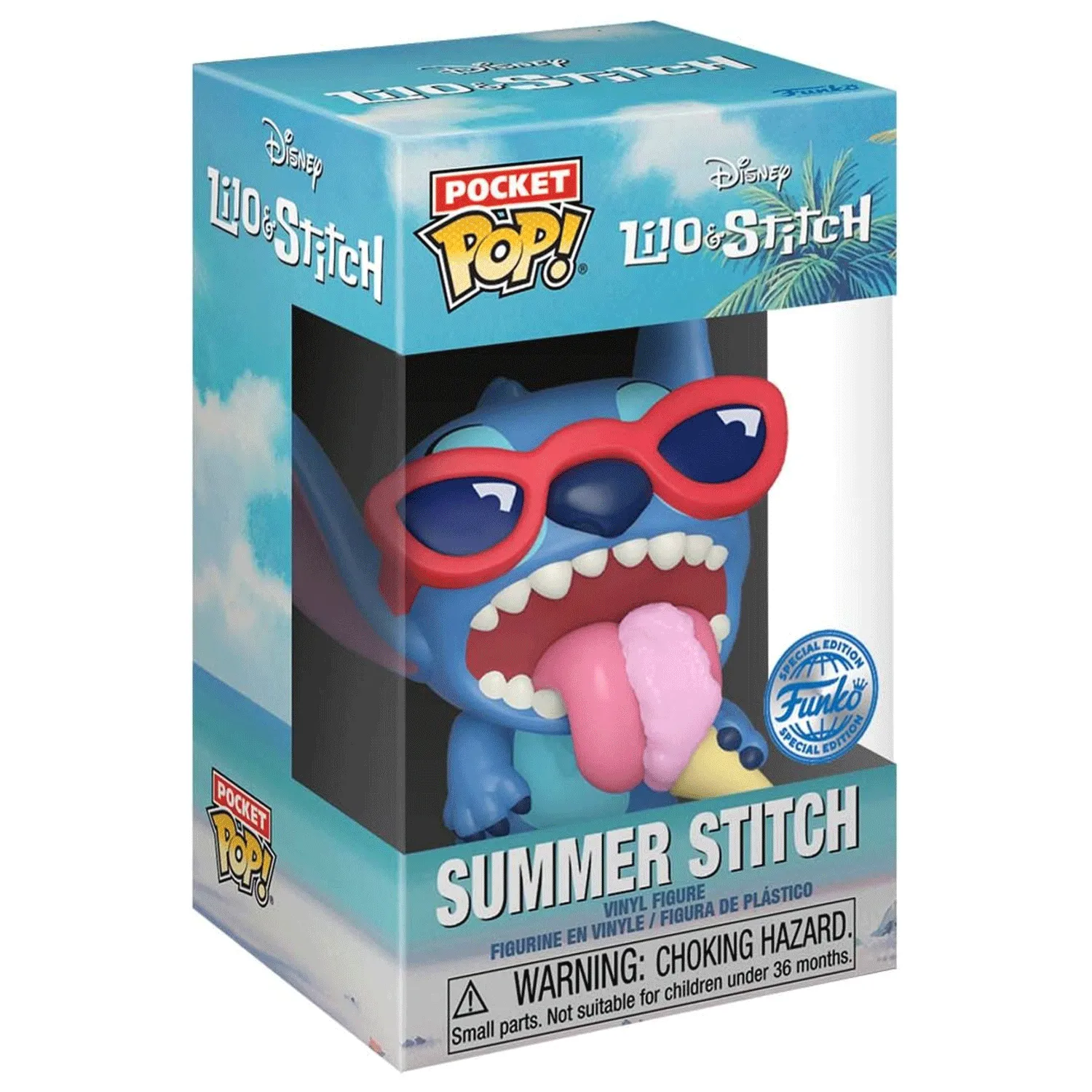 Disney Summer Stitch Pocket Pop! Vinyl and Tee Set for Kids