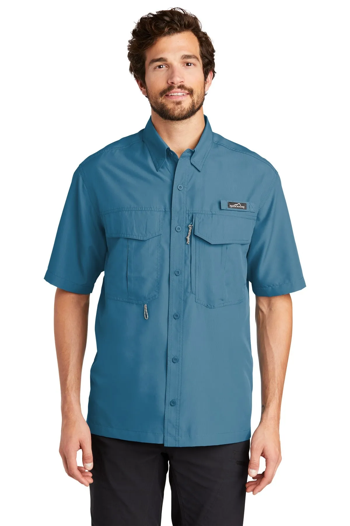 Eddie Bauer Men's Short Sleeve Performance Fishing Shirt. EB602