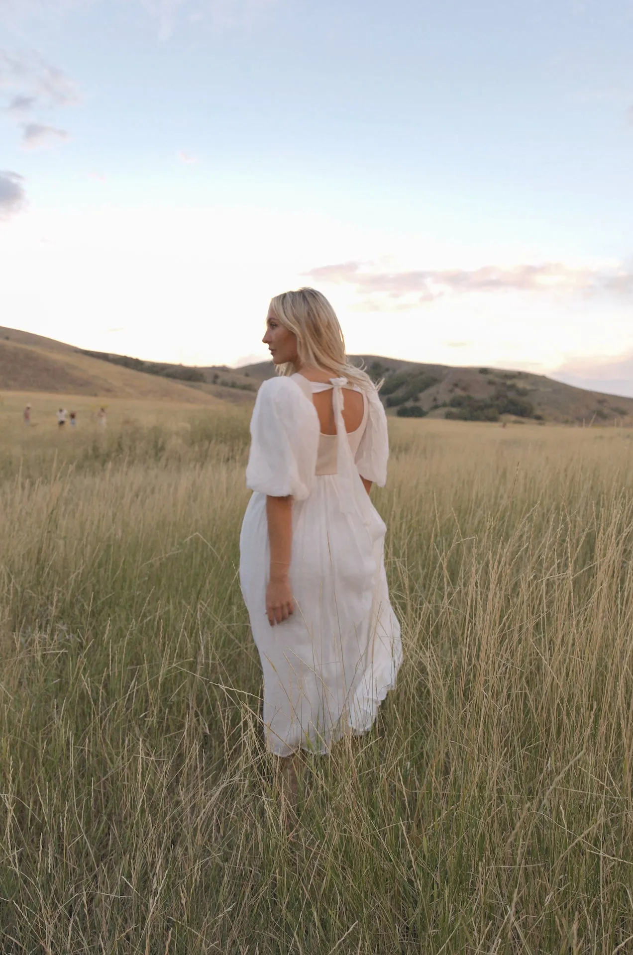 Enchanted Cream Midi Dress