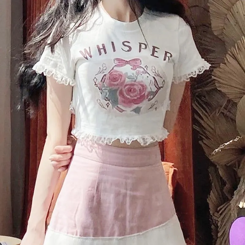 Floral Whisper Crop Top