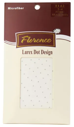 Florence Girls Lurex Dot Design Tights Style: 1142