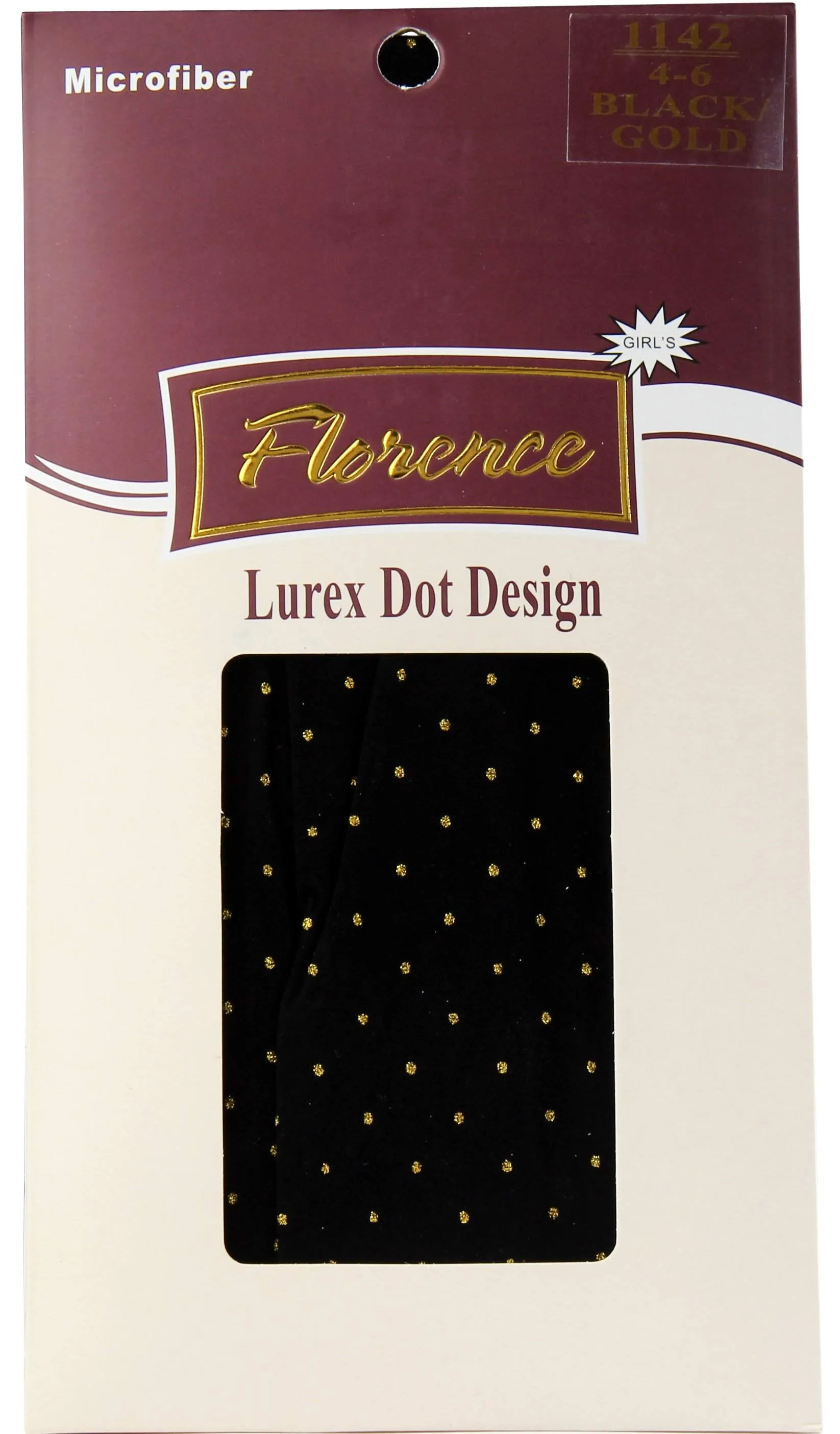 Florence Girls Lurex Dot Design Tights Style: 1142