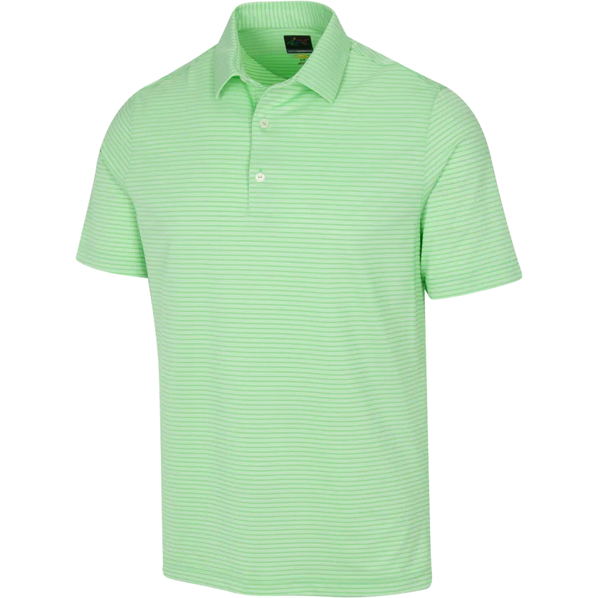 Greg Norman Men's Classic Stripe Polo T-Shirt (US Size)