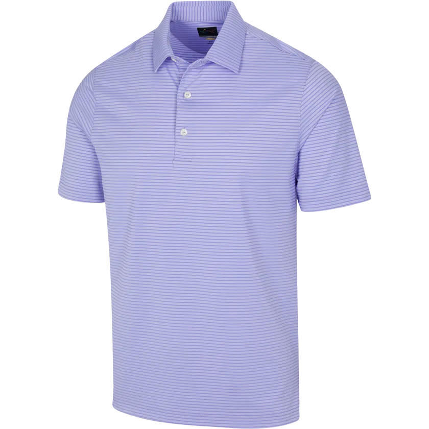 Greg Norman Men's Classic Stripe Polo T-Shirt (US Size)