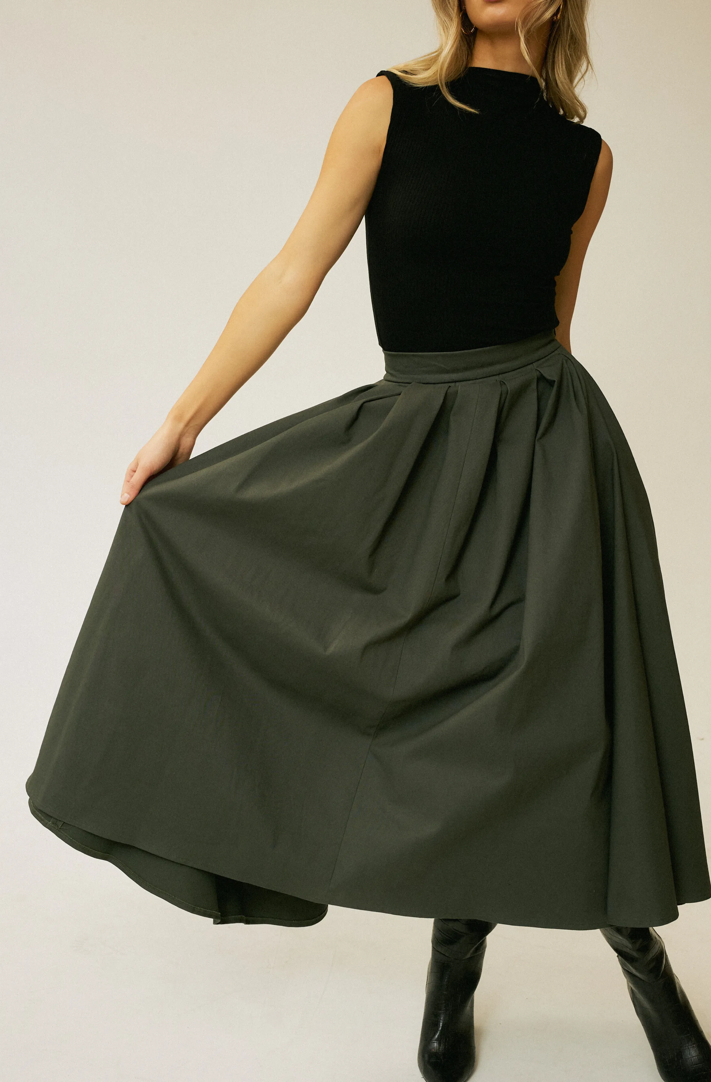 Harlow Pleated Skirt