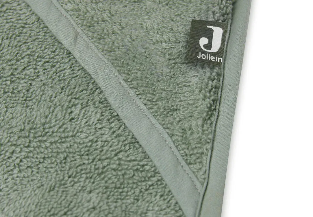 Hooded Bath Towel Cape Terry - Ash Green