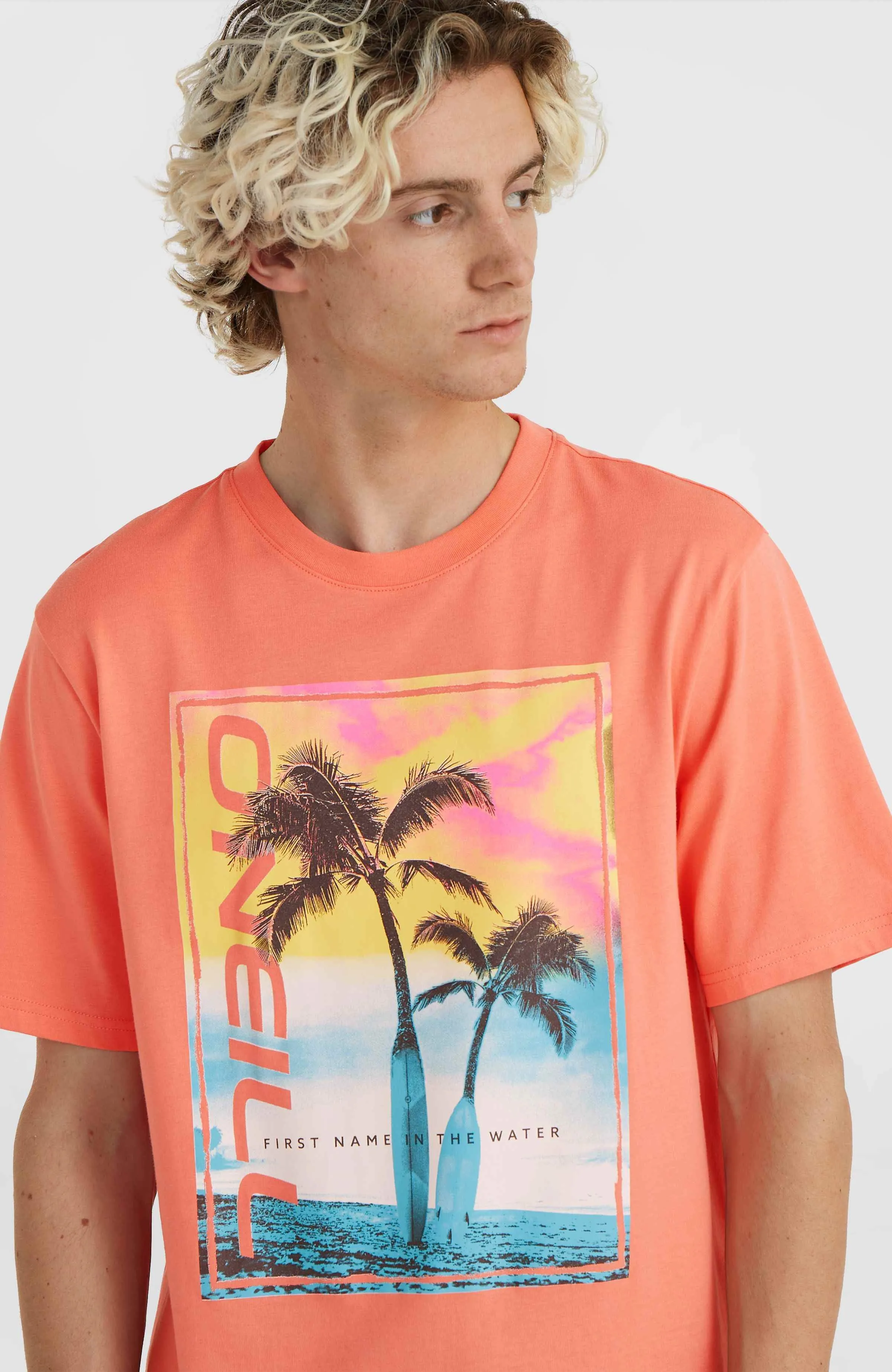 Jack O'Neill Neon T-Shirt | Living Coral