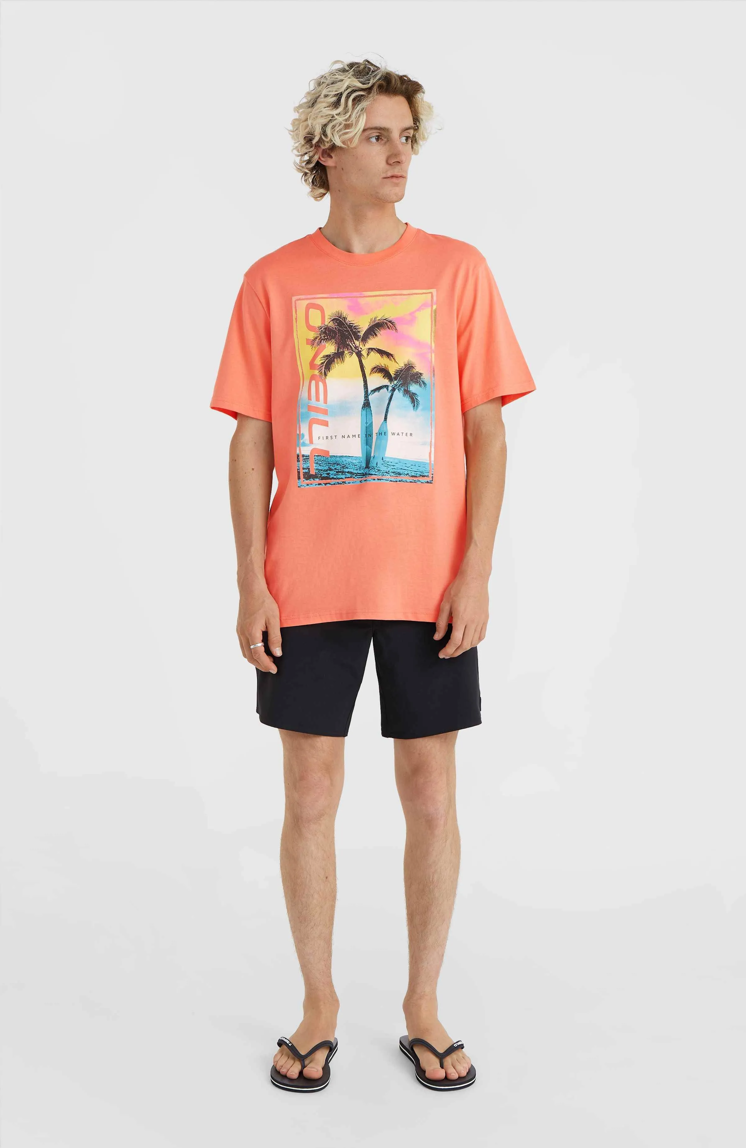 Jack O'Neill Neon T-Shirt | Living Coral