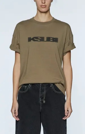 Ksubi SOTT Static Oh G Tee - Khaki