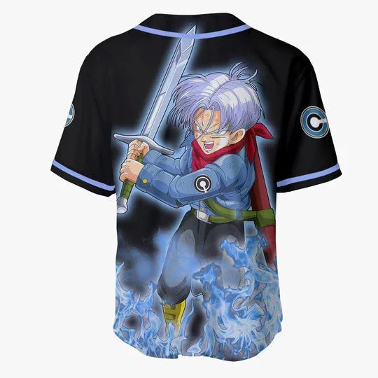 Nysekai "3D Anime Trunks Custom Fandom - Dragon Ball" Baseball Tee