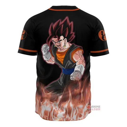 Nysekai "3D Anime Vegito Custom Fandom -  Dragon Ball" Baseball Tee