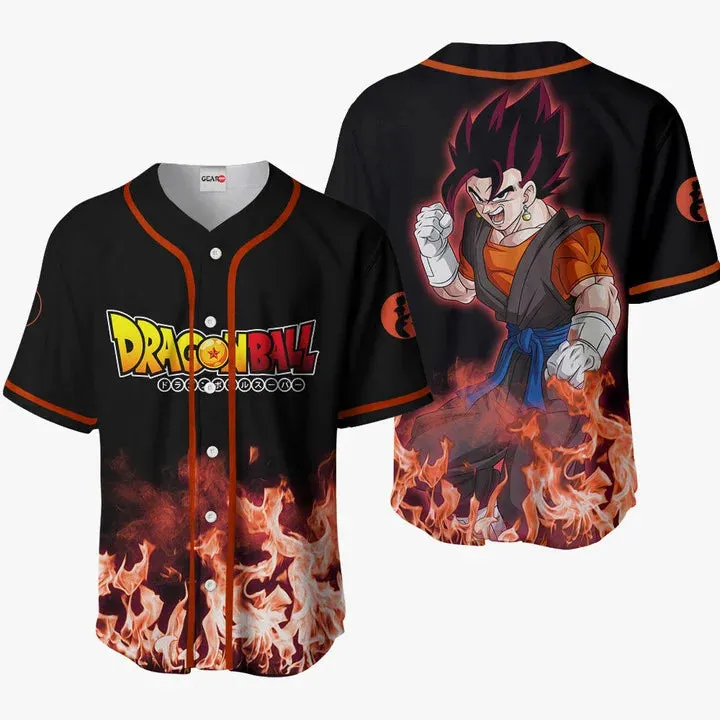 Nysekai "3D Anime Vegito Custom Fandom -  Dragon Ball" Baseball Tee