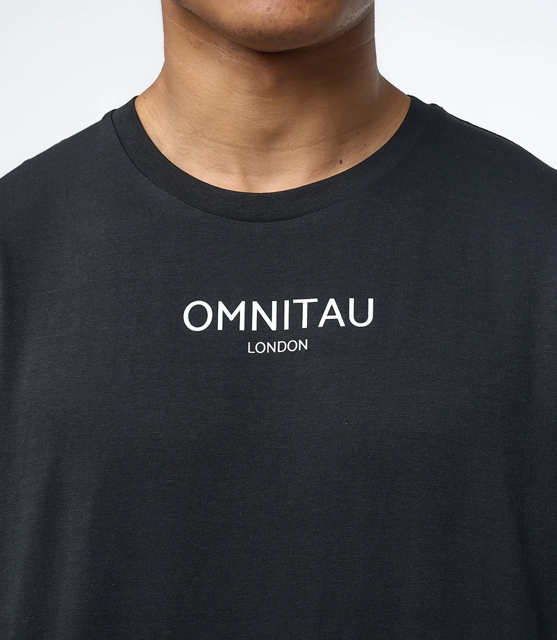 Omnitau Men's Soho Organic Cotton Crew Neck T-Shirt - Black