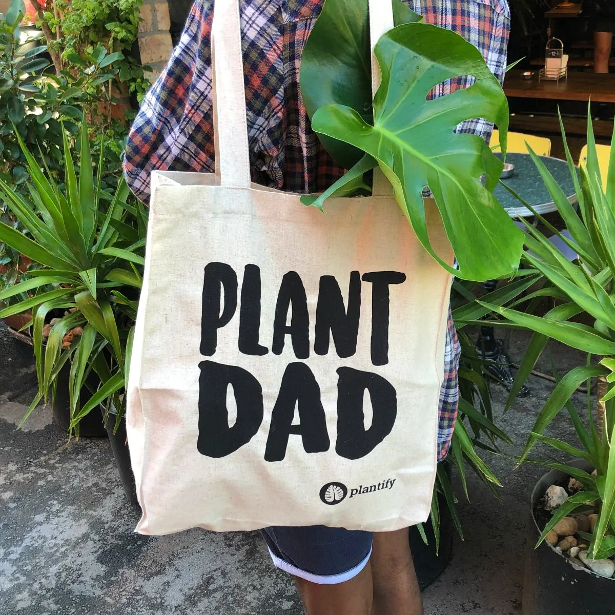 Plant Dad - Hemp Tote Bag