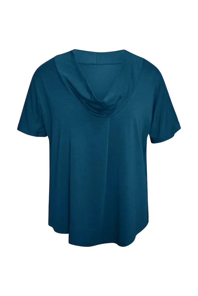 Pleated Cowl Top