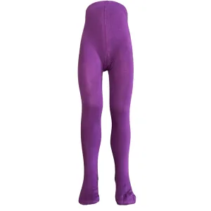 Purple Kids' Block Colour Tights