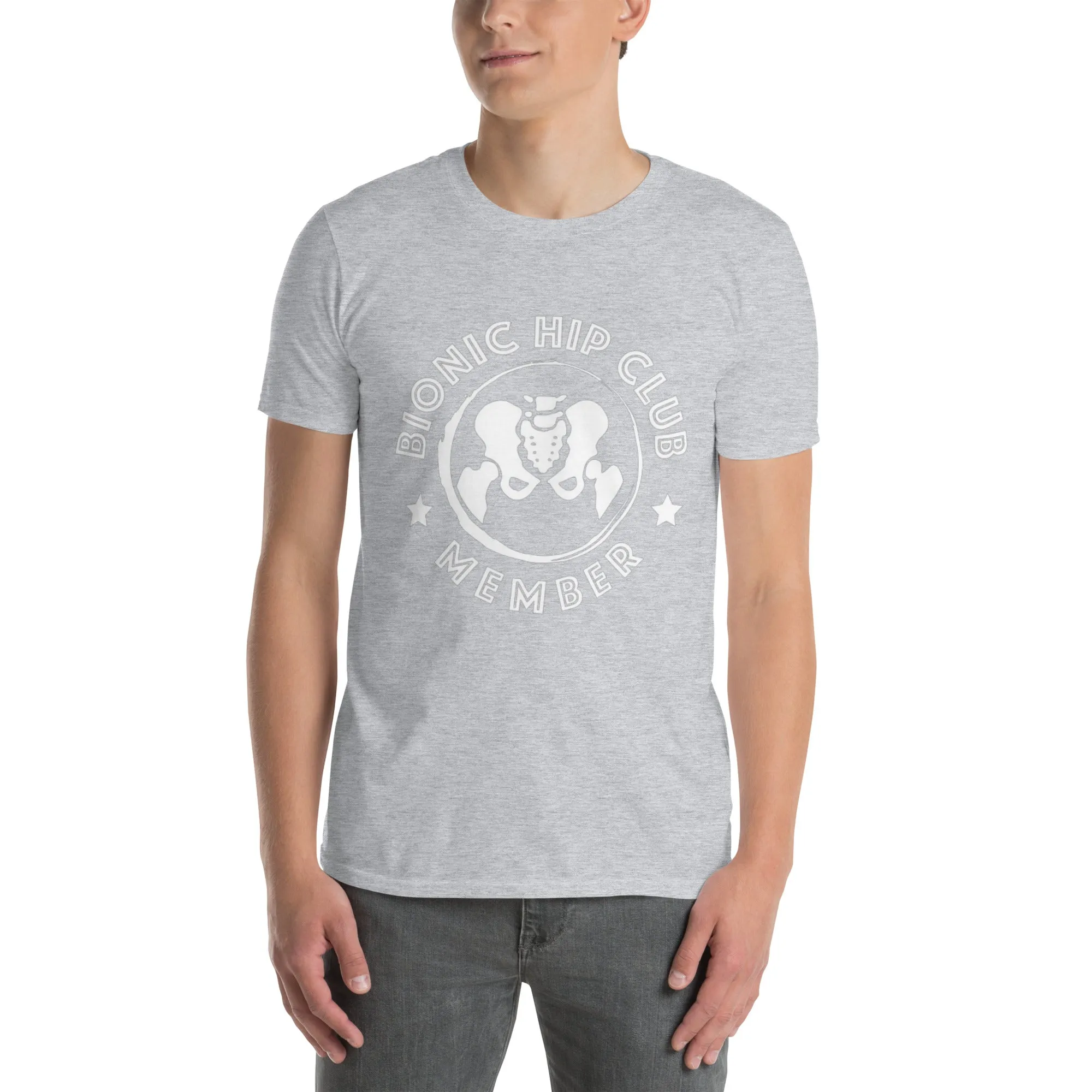 "Bionic Hip Club Member" Short-Sleeve Unisex T-Shirt