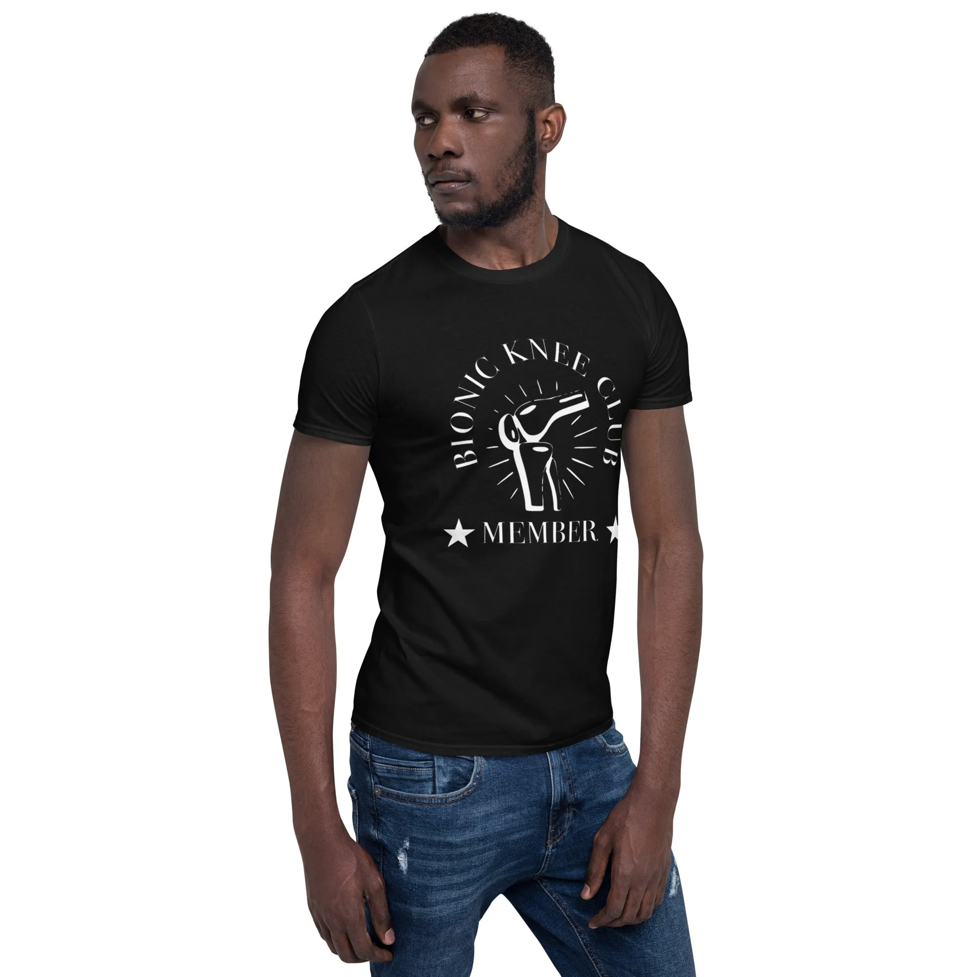 "Bionic Knee Club Member" Short-Sleeve Unisex T-Shirt