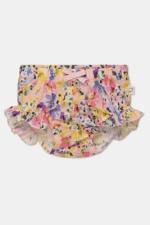 SEERSUCKER FLORAL BABY BLOOMERS