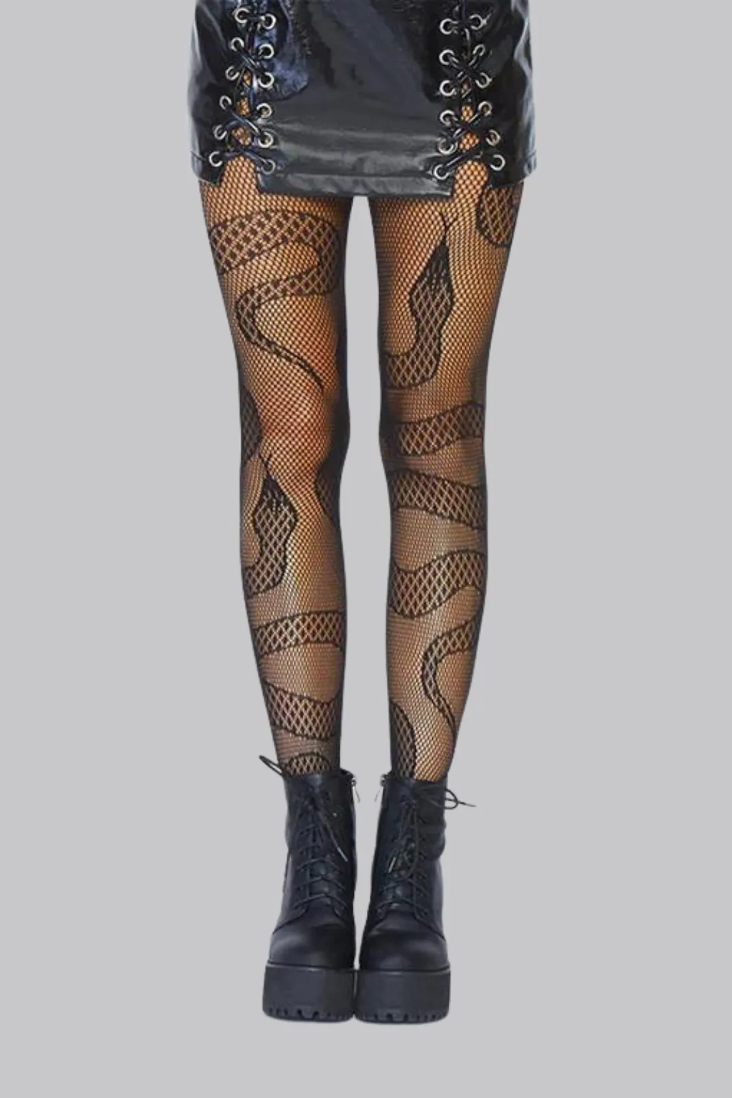 Snake Net Tights