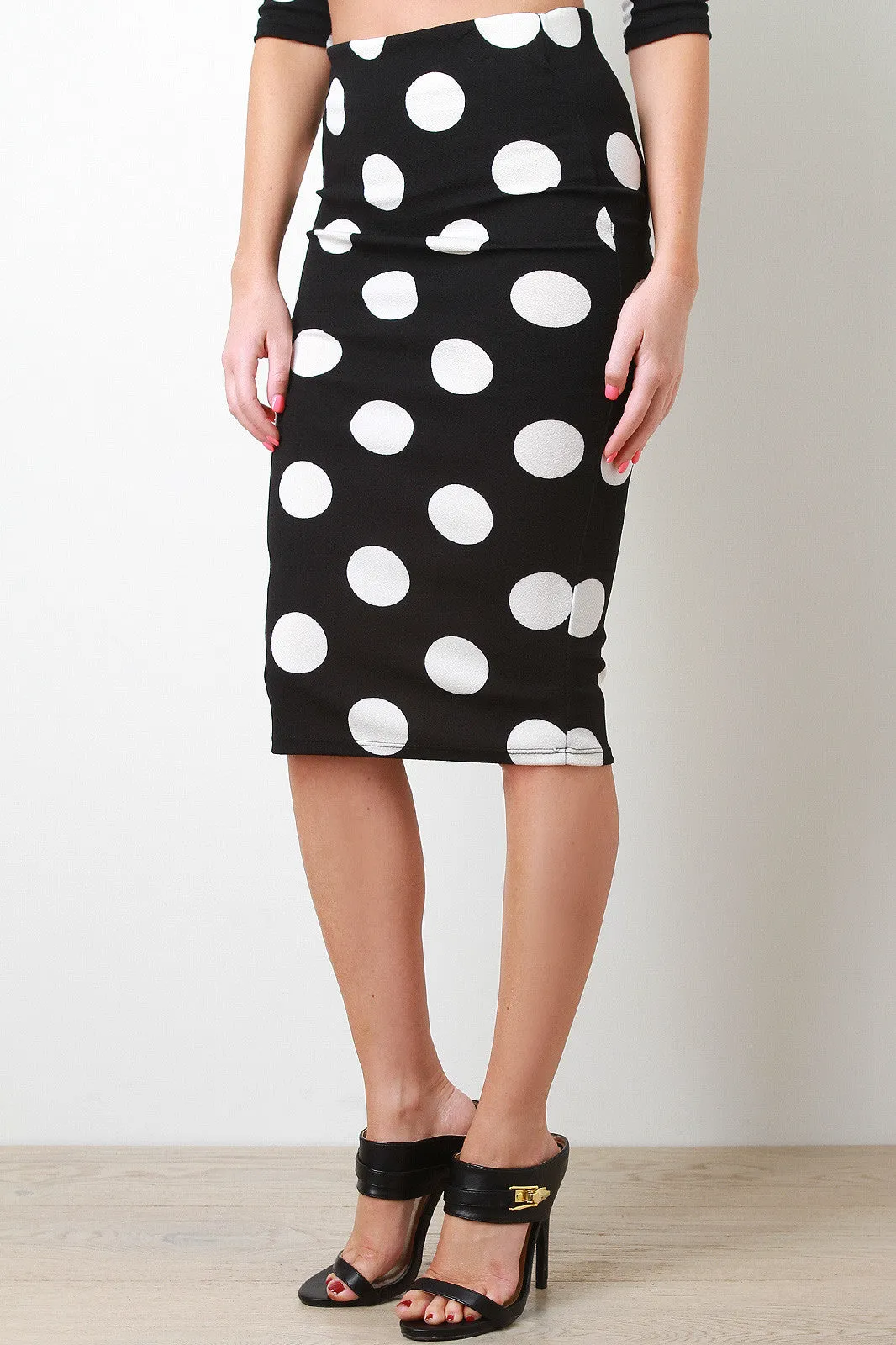 Spot On Pencil Skirt