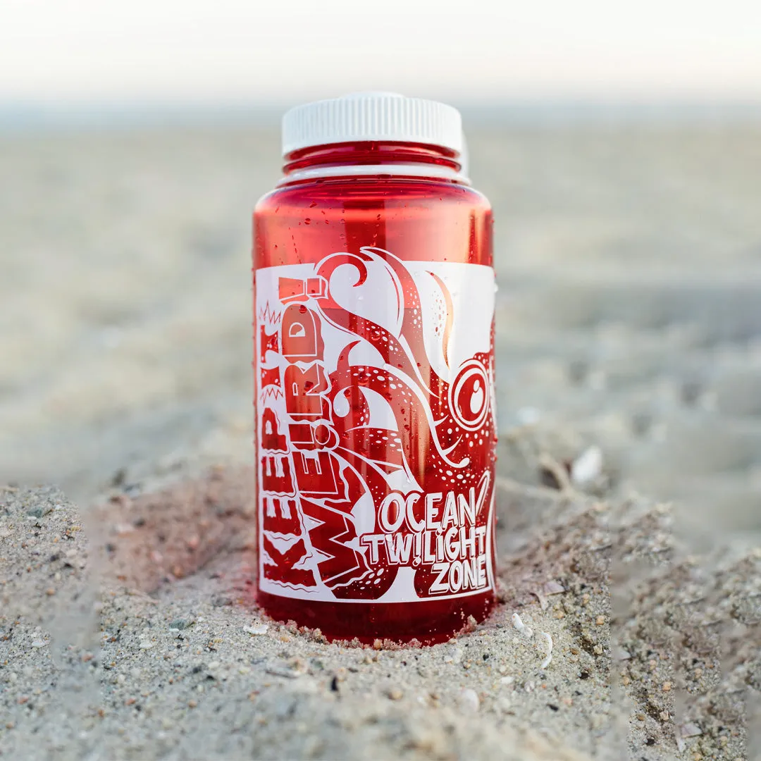 Strawberry Squid, WHOI X Cape Clasp: Keep it Weird Water bottle