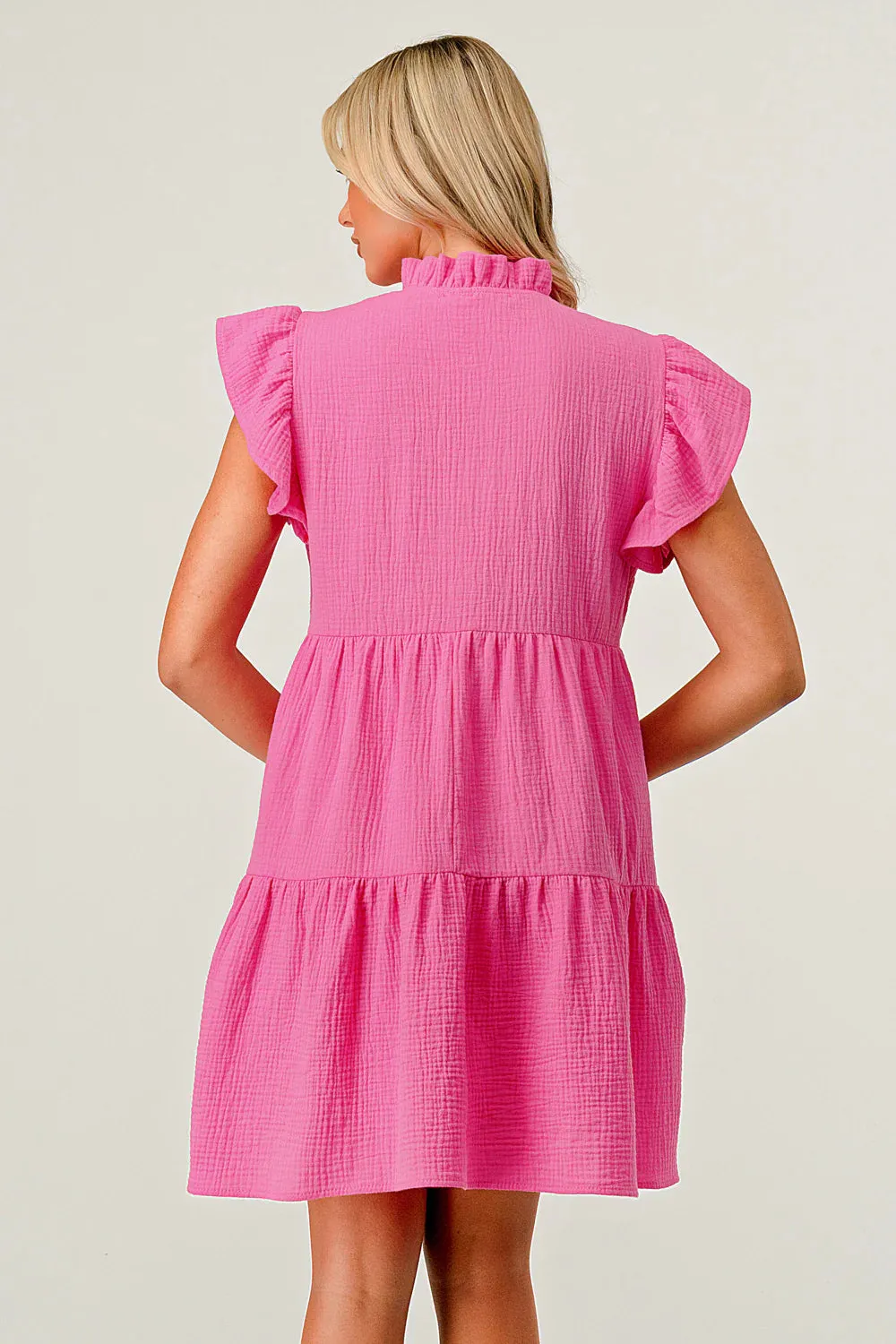 Think Pink Babydoll Dress