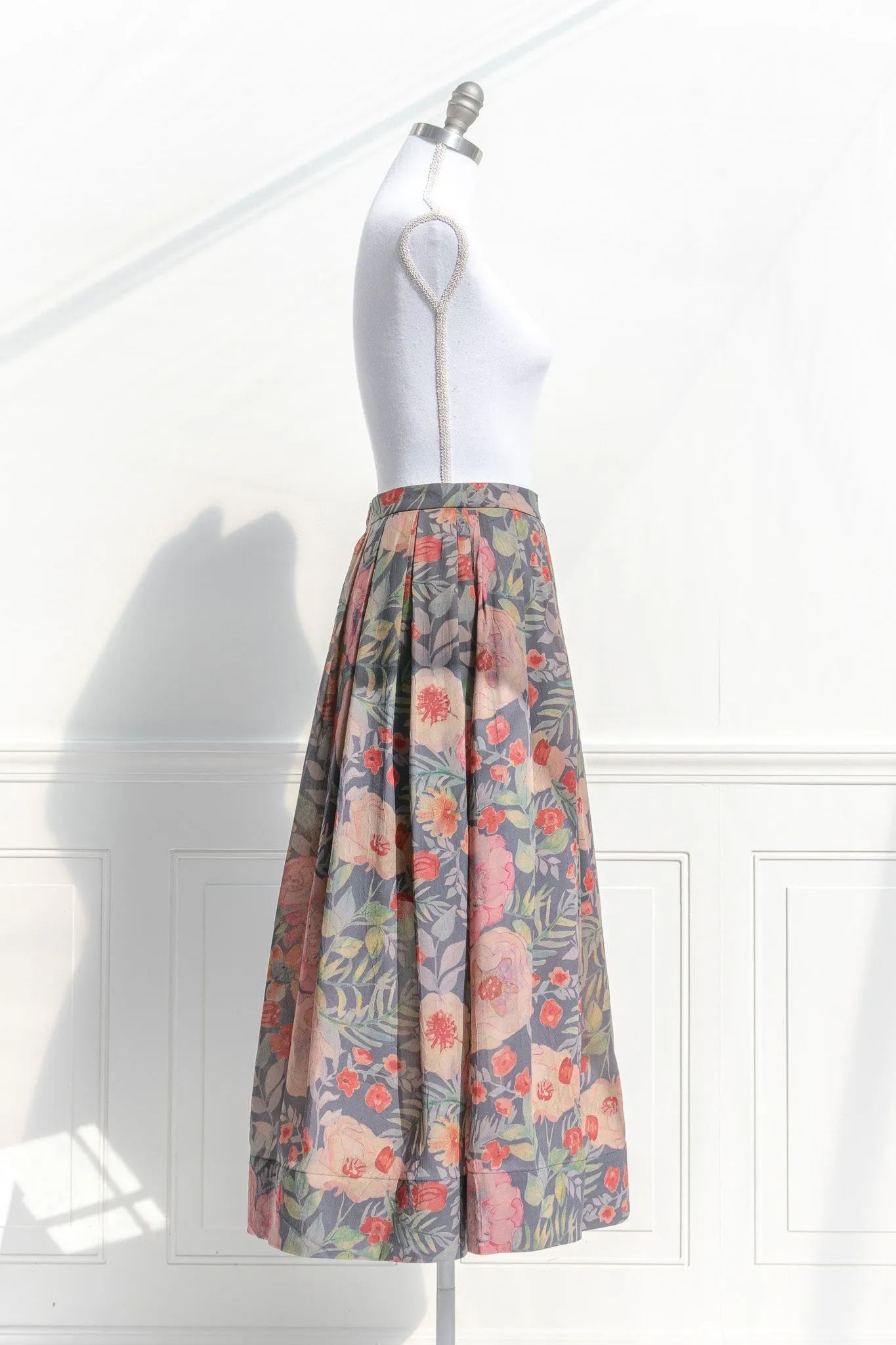 Vivienne Floral Midi Skirt