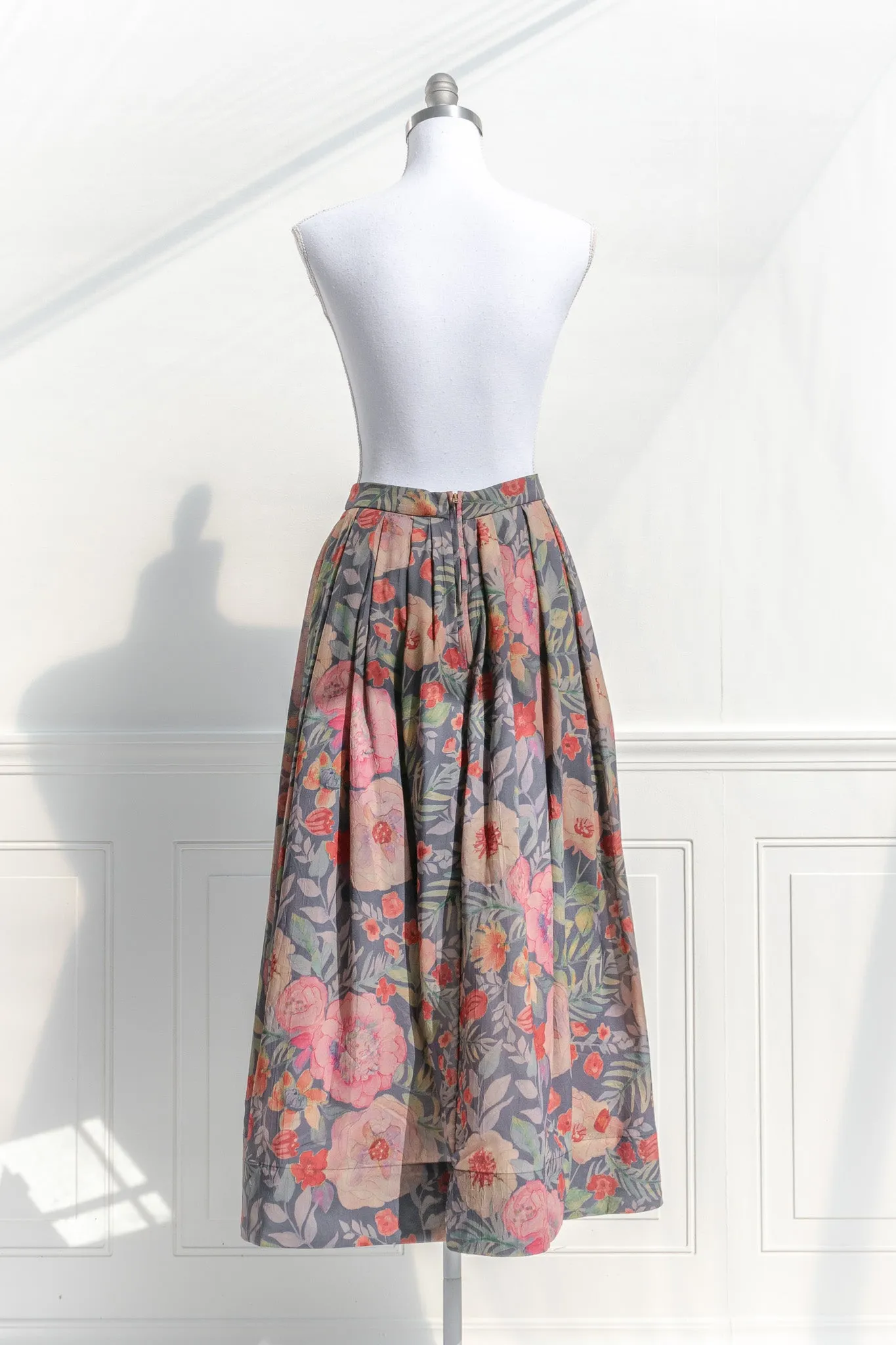 Vivienne Floral Midi Skirt