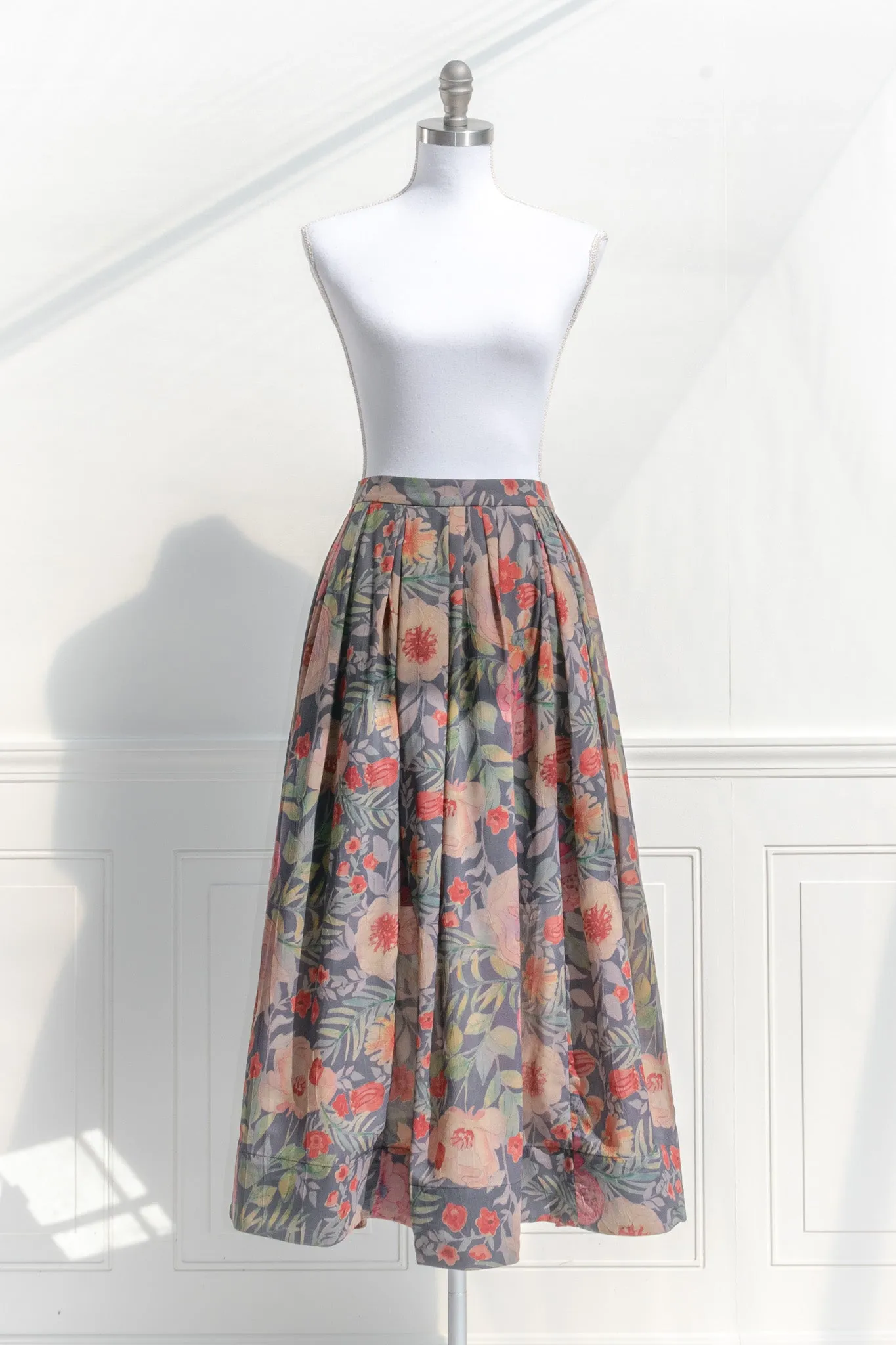 Vivienne Floral Midi Skirt