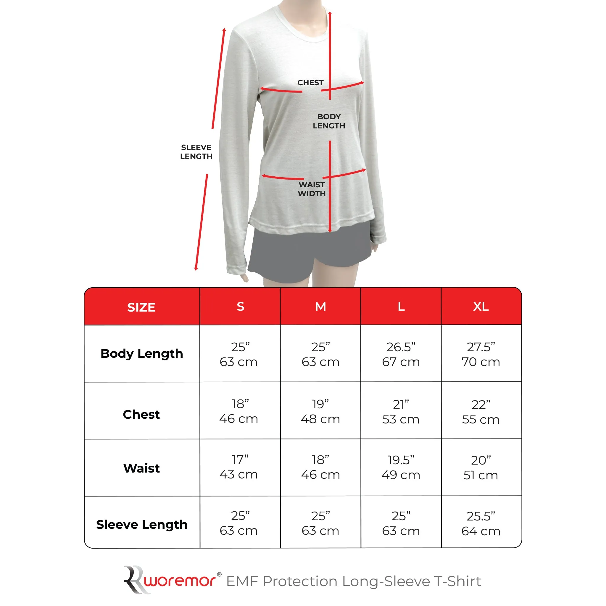 Women's EMF Protection Long-Sleeve T-Shirt